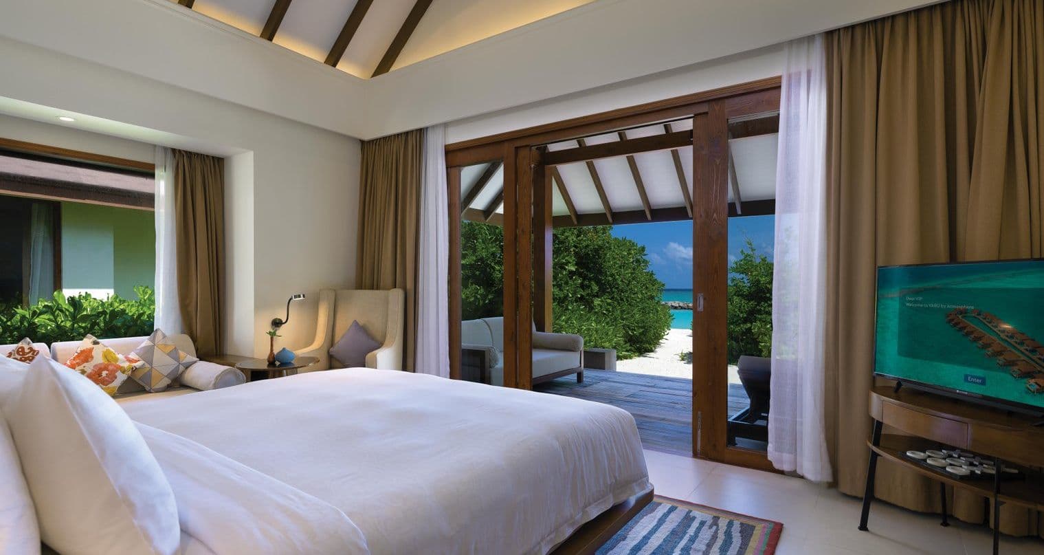 Experience the ultimate family retreat in our spacious 2-bedroom beach villa nestled in the serene beauty of Maldives.