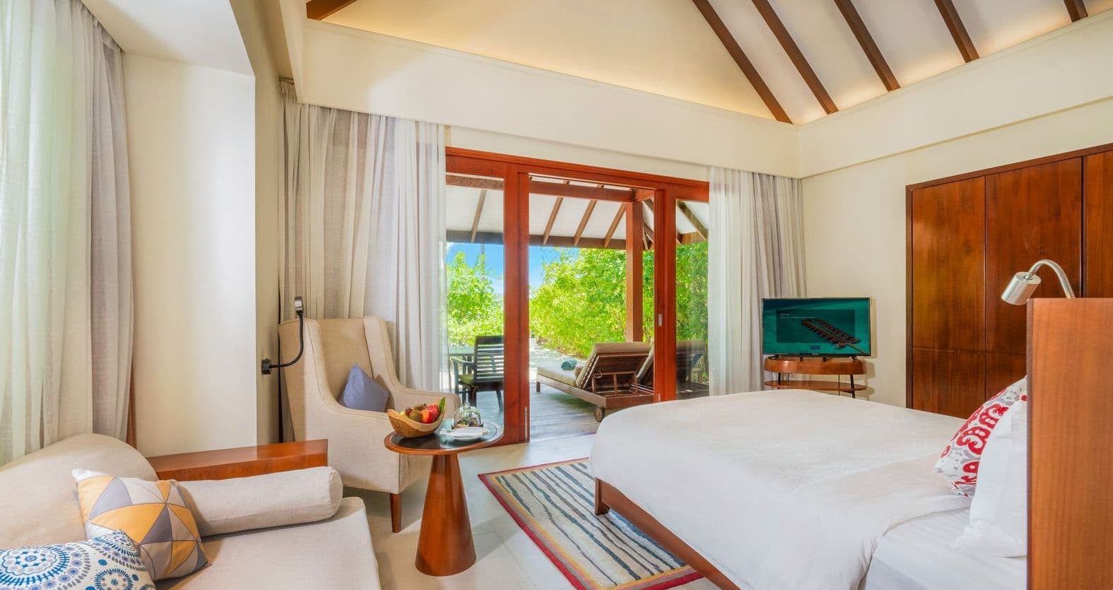 Make your vacation memorable in the Maldives beach villa at Varu by Atmosphere.